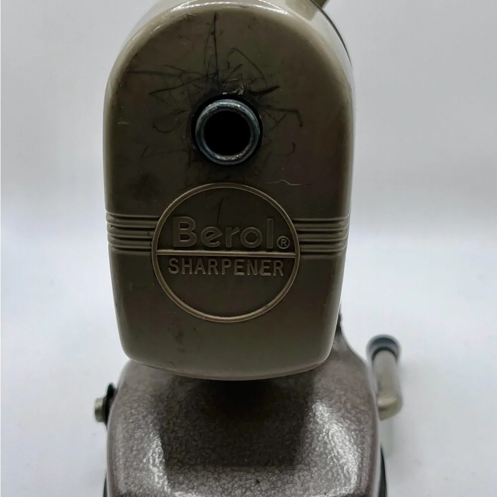 Beige and Brown Manual Pencil Sharpener for Home Office Berol